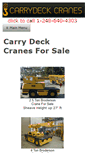 Mobile Screenshot of carrydeckcranesinc.com